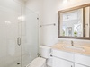 King Guest En-Suite - Single Vanity + Walk-In Shower