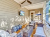 Back Porch - Covered Porch Fitted with a Flat Screen TV