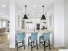 Ample Counterspace + Bar Seating for 3