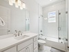 2nd Floor Guest Bathroom - Single Vanity + Shower/Tub Combo