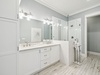 King Guest En-Suite - Dual Vanities + Walk-In Shower