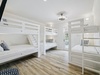2nd Floor Bunk Room - 2 Queen over Queen Bunks + 1 Twin over Twin Bunk