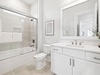 2nd Floor Shared Guest Bathroom - Single Vanity + Shower/Tub Combo