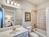 Primary King En-Suite - Shower/Tub Combo & Single Vanity