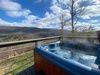 hot tub winter view
