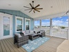 private, large furnished porch with awesome views!