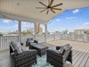 private, large furnished porch with awesome views!