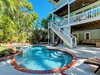 Hop Skip and a Beach Landscape Pool and Home Stairs View