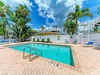 Inviting pool framed by tropical palms and sunny skies—perfect for leisurely swims and soaking up the Florida sunshine in a serene, private oasis.