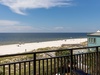 Private Beachfront Balcony View