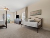 3rd Level Bedroom features a day bed