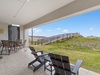 Private ground floor patio with beach access and views