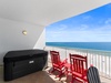 Private balcony with hot tub