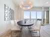 Dining table with seating for six