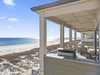 Top floor balcony with panoramic beach views