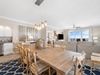 Dining table seats 6
