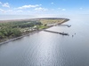 Aerial view of the Mobile Bay