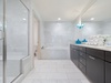 Stunning spa-like master bathroom with large tub