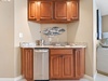 Wet Bar Featuring Stand-Alone Ice Maker