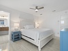 Third floor king bedroom with deck access