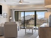Living room with patio access