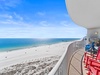 Panoramic beach views from the large balcony