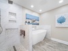 Spa Quality Walk-In Shower and Soaking Tub