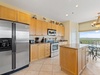 Kitchen with stainless steel appliances