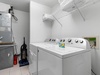 In-unit laundry room