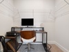 Office space in the guest bedroom