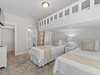 Second Floor Bedroom with 2 Twins + Queen & Full Bathroom