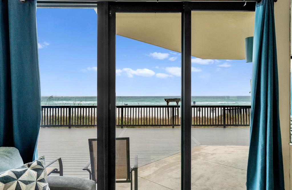 Step onto your private balcony and breathe in the ocean air as endless sea views stretch before you.