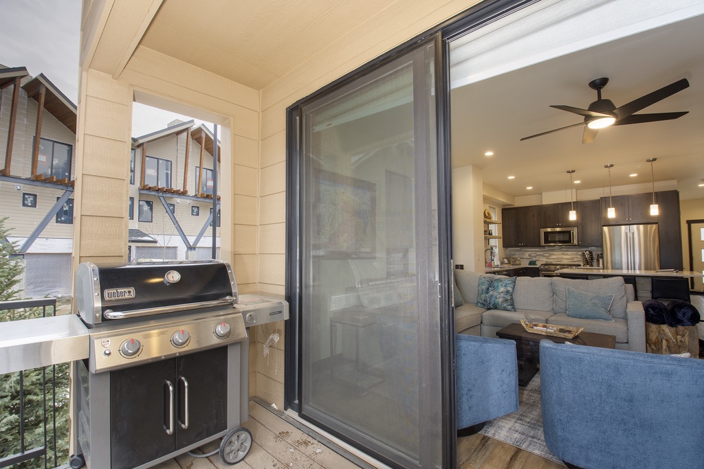 Fire up your evening with barbecue delights on your private balcony, then retreat inside to unwind in your modern living space.