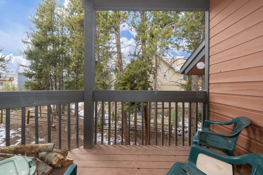 Relax on your private balcony with forest views, where morning coffee tastes better surrounded by towering pines.
