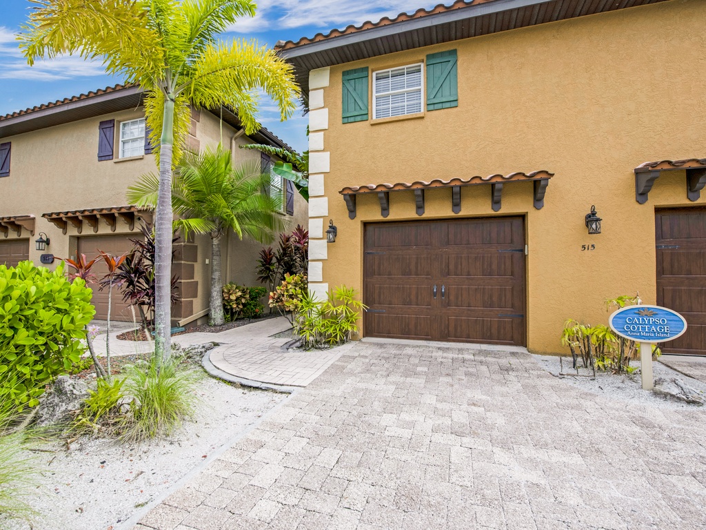 Exterior of Calypso Cottage by Anna Maria Vacations