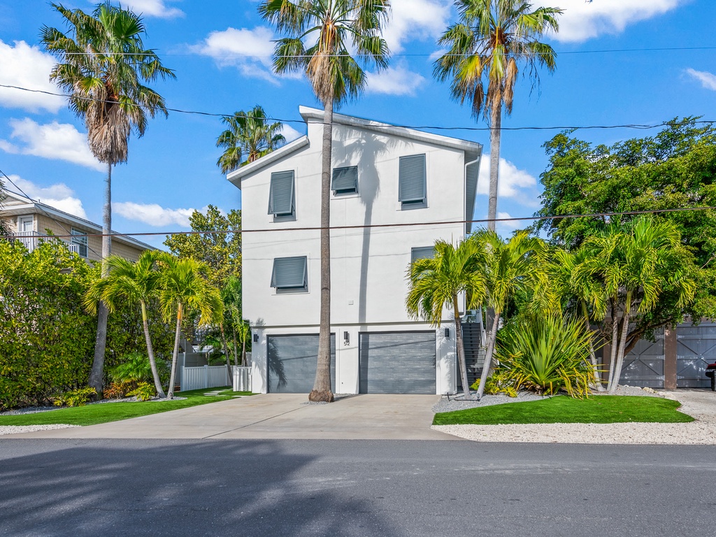 Welcoming exterior of the home