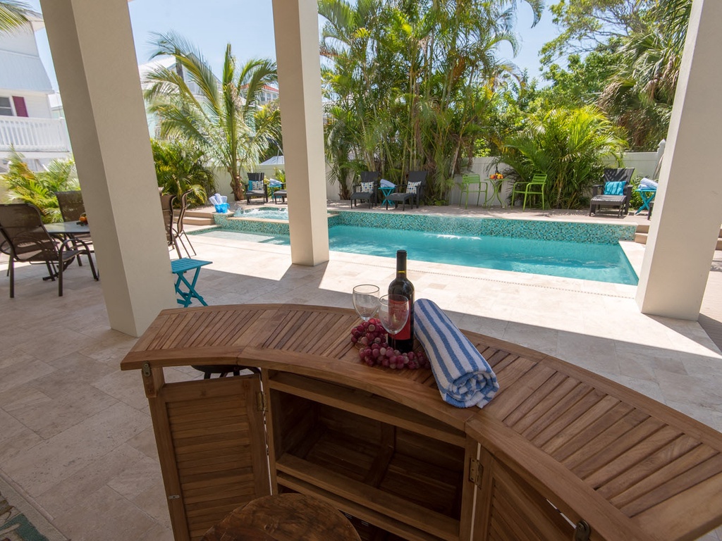 Covered Bar with Seating