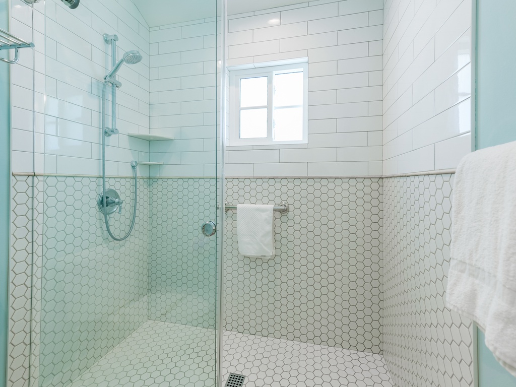 Overhead Rain-Style Shower Setup