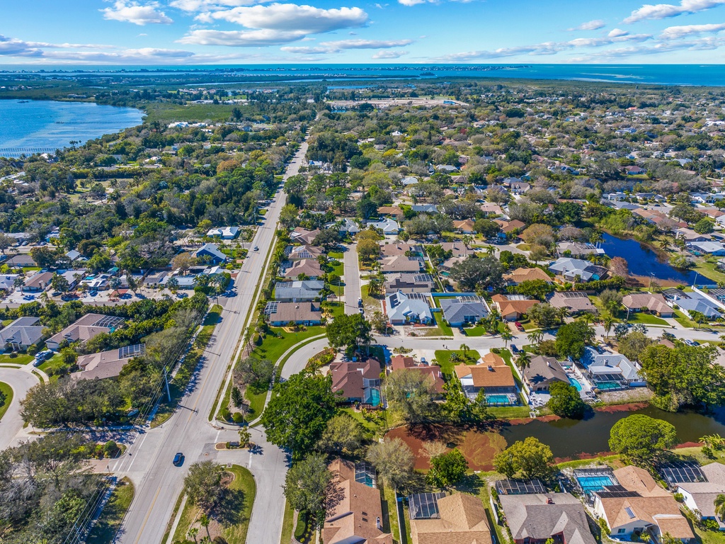 Aerial View of Property