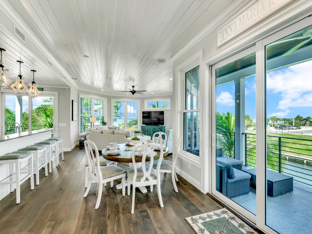 Comfortable dining space