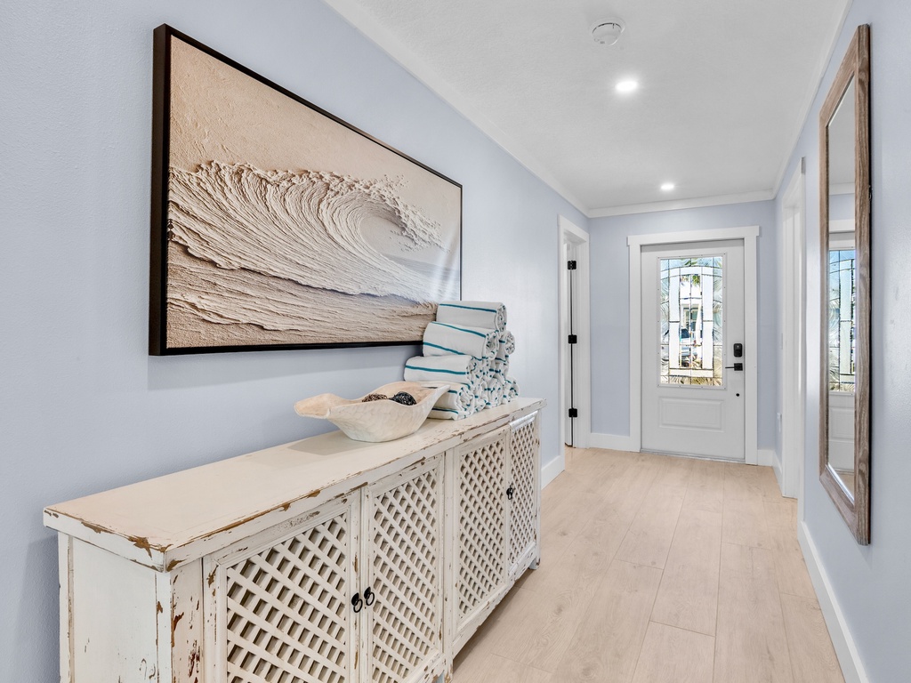 Spacious Interior Hallway
