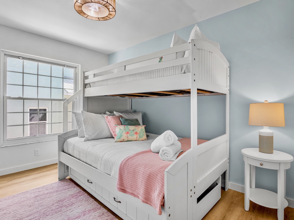 Third Bedroom, Twin-over-twin bunk with twin trundle