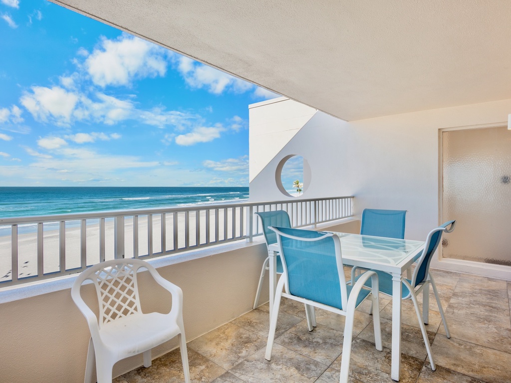 Sip your morning coffee while watching waves roll onto pristine sand from your private oceanfront balcony