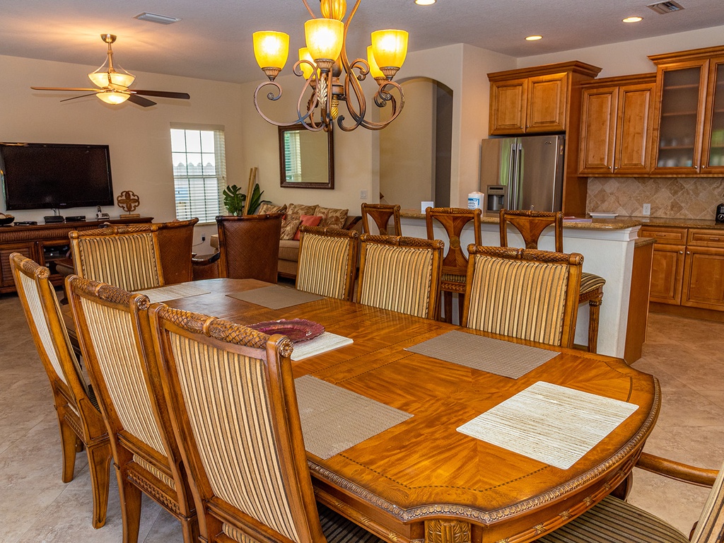 Ample seating for your entire family