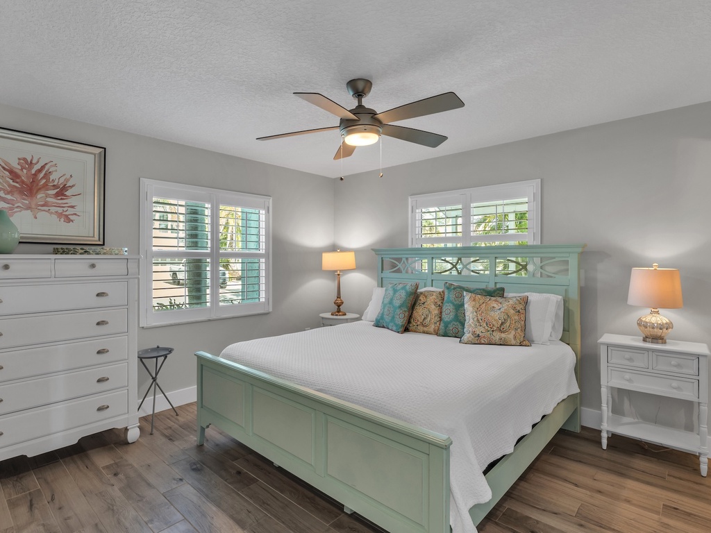 Primary Bedroom, King bed