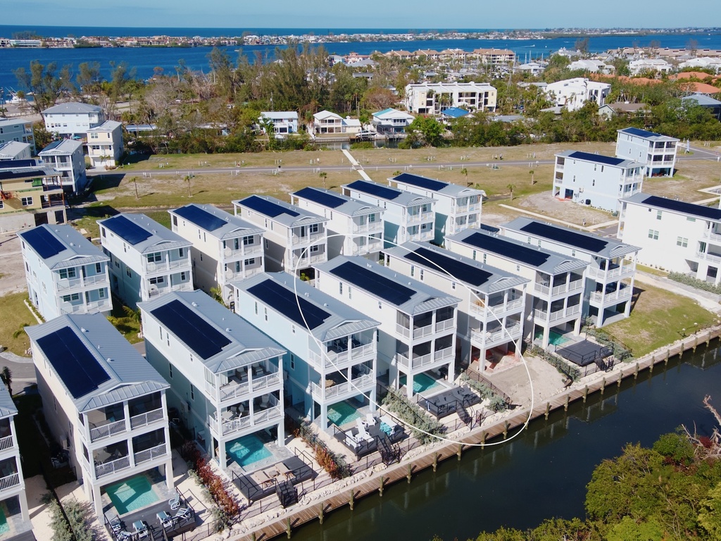 High view of located area