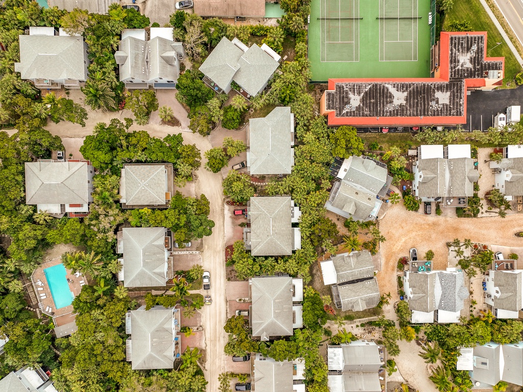 High view of the location