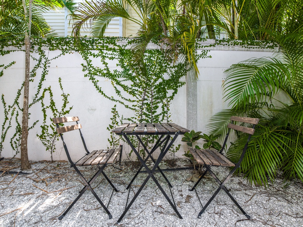 Outdoor sitting area