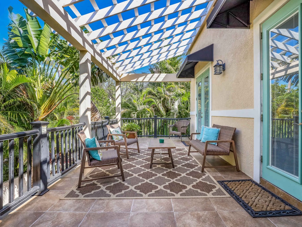 Private Balcony with Pergola