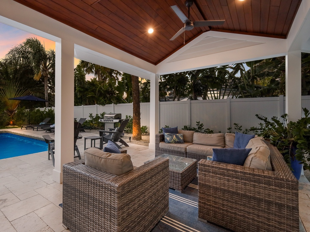 Poolside Lounge Area